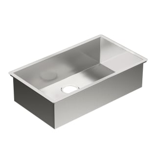 Moen® G18180 1800 Kitchen Sink, Brushed, Rectangle Shape, 29 in L x 16 in W x 8-1/2 in D Bowl, 18 in W x 10.63 in D x 31.25 in H, Under Mount, 18 ga Stainless Steel