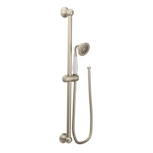 Moen® S12107EPBN Hand Shower, Weymouth™, 3 in Dia 1 Shower Head, 2 gpm, 69 in L Hose, Brushed Nickel, Import
