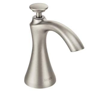 Moen® S3946SRS Traditional™ Transitional Soap Dispenser, 18 oz Bottle Capacity, Deck Mount, Metal, Import