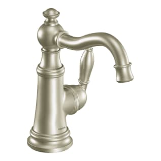Moen® S42107BN Bathroom Faucet, Weymouth™, 1.5 gpm Flow Rate, 5-1/4 in H Spout, 1 Handle, Pop-Up Drain, 1 Faucet Hole, Brushed Nickel, Function: Traditional