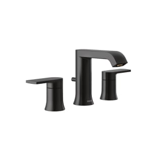 Moen® T6708BL Bathroom Faucet, Genta™, 1.2 gpm Flow Rate, 4-5/16 in H Spout, 10 in Center, Matte Black, 2 Handles, Lift Rod Drain, Domestic