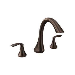 Moen® T943ORB Eva® Roman Tub Faucet, 10 in Center, Oil Rubbed Bronze, 2 Handles, Function: Traditional, Domestic