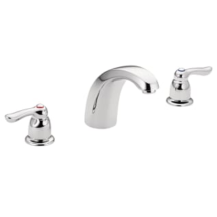 Moen® T994 Chateau® Roman Tub Faucet, 1.75 gpm Flow Rate, 10 in Center, Polished Chrome, 2 Handles, Function: Traditional, Domestic