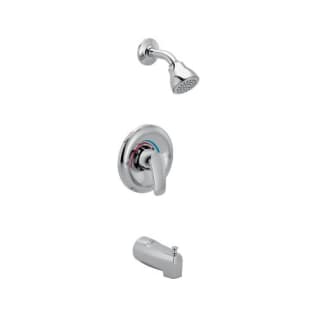Moen® TL5183EP TL5183 Tub/Shower Trim, 1.75 gpm Valve, 2.5 gpm Shower, Chrome