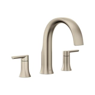 Moen® TS983BN Roman Tub Faucet, Doux™, 10 in Center, Brushed Nickel, 2 Handles, Function: Traditional, Domestic
