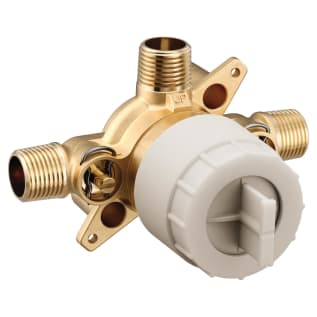 Moen® M-Pact™ M-Core™ U130CIS 3-Port Rough-In Valve, 1/2 in CC/IPS Inlet x 1/2 in CC/IPS Outlet, 200 psi Air/300 psi Water Pressure, Brass Body, Domestic