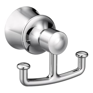 Moen® YB2103CH Robe Hook, Dartmoor™, 2 Hooks, 3 in OAW x 2.41 in OAD x 1.63 in OAH, Import