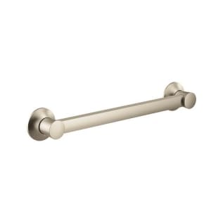 Moen® YG0324BN Flara™ Designer Grab Bar, 1-1/4 in Dia x 24 in L, Brushed Nickel, Stainless Steel, Import