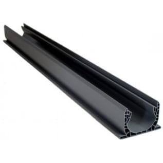 NDS® Spee-D® 400 Channel Drain, 4 ft L x 5-3/4 in W, PVC, Gray, Domestic