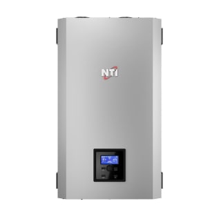 NTI 3314315 FTVN Series II High Efficiency Condensing Boiler, Liquid Propane/Natural Gas Fuel, 19900 to 199000 Btu/hr Input, Direct Vent, Stainless Steel Housing, MNPT Connection, Electronic Ignition