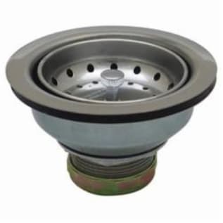 Dearborn® 14 Sink Basket Strainer, 2-3/4 in OAL, Stainless Steel, Polished Chrome