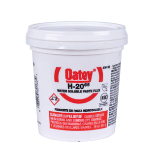 Oatey® H-20® 30133 Flux, 16 oz Capacity, 8 g/L VOC, 30000 to 50000 cPs Viscosity, 3 to 4 pH