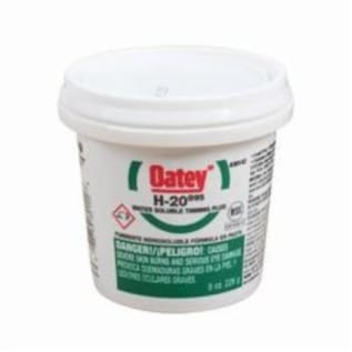 Oatey® H-20®95 30142 Water Soluble Tinning Flux, 8 oz Capacity, Pail Container, 7 g/L VOC, 20000 to 40000 cP Viscosity, 3 to 4 pH