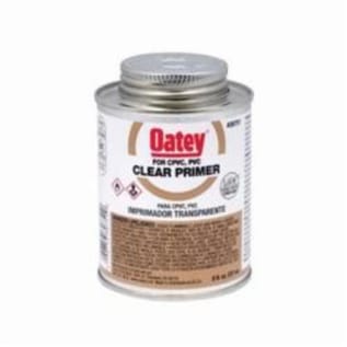 Oatey® 30751 Primer, For Use With PVC and CPVC Pipe and Fittings, Clear, 8 oz Container