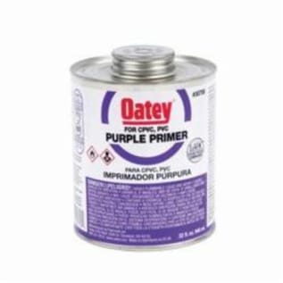 Oatey® 30758 Low VOC Primer, For Use With PVC and CPVC Pipe and Fittings, Purple, 32 oz Container