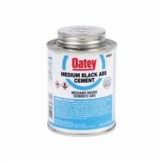 Oatey® 30889 Low VOC Medium Body ABS Cement, 8 oz Container, Black, For Use With Upto 6 in Dia ABS Pipe and Fittings