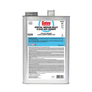 Oatey® 30924 Low VOC Special ABS Solvent Cement, 1 gal Container, Milky Clear, For Use With Upto 6 in Dia ABS Pipe and Fittings