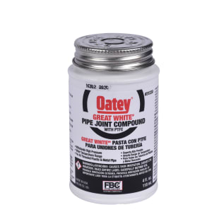 Oatey® Great White® 31230 Pipe Joint Compound, 4 fl-oz Can, White