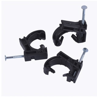 Oatey® DuoFit™ 34297 Pipe Clamp With Nail, 1/2 to 3/4 in Pipe, 2 gal Load, Polypropylene, Domestic