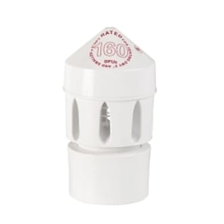 Oatey® Sure-Vent® 39224 Air Admittance Valve With 3 x 4 in SCH 40 ABS Adapter, 3 x 4 in Nominal, NPT End Style, 500 DFU Flow Rate, ABS Body, Domestic