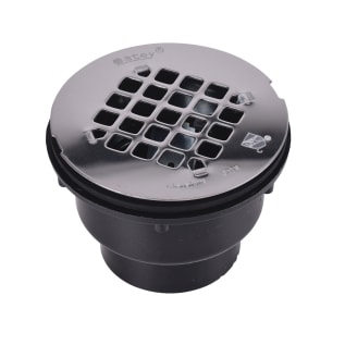 Oatey® 42044 102 2-Part Shower Drain With Stainless Steel Strainer, 2 in Nominal, Solvent Weld Connection, ABS Drain, Domestic