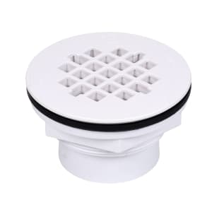Oatey® 42089 101PS Shower Drain With Plastic Strainer, 2 in Nominal, Solvent Weld Connection, PVC Drain, Domestic