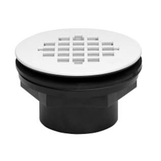 Oatey® 42093 101PS Shower Drain With Stainless Steel Strainer, 2 in Nominal, Solvent Weld Connection, ABS Drain, Domestic