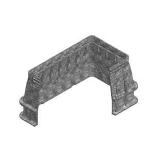 Fibrelyte® 02006100 FL36 Straight Wall Medium Duty Valve Box, 30 in L x 17 in W x 18 in H, Rectangle Shape