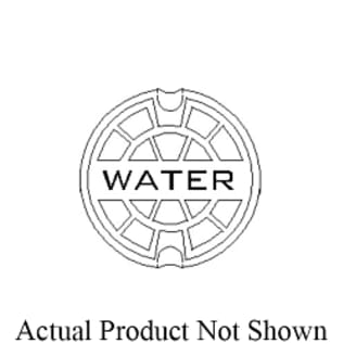 Olympic 13-5140 930 Water Valve Box Lid Only, 5-1/4 in, H-20 Rated Load, Cast Iron