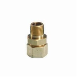 TracPipe® Counterstrike® AutoFlare® FGP-FST-1000 Self-Flaring Straight Fitting, 1 in Nominal, MNPT x TracPipe® PS-II/CounterStrike® End Style, 2-3/8 in L, Brass, Domestic