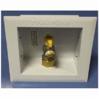 TracPipe® Counterstrike® AutoFlare® FGP-WBTM-500 Wall Box With 90 deg Valve Assembly, 1/2 in, NPT, 0.5 psig, Domestic