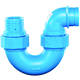 Orion® Blueline™ 710018, NH-BL-1.5-UTP Adjustable UTP P-Trap, 1-1/2 in Nominal, Blue, Polypropylene, No-Hub Connection