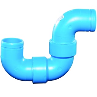 Orion® Blueline™ 710122 P-Trap, 2 in Nominal, No-Hub Connection, Import