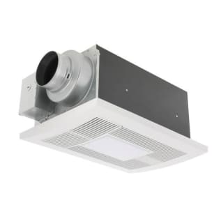 Panasonic WhisperWarm DC™ FV0511VHL1 Ventilation Fan/Heater/Light, 50/80/110 cfm Flow Rate, 4 or 6 in Dia Duct, 10 W Lamp, 120 V, 1600 W