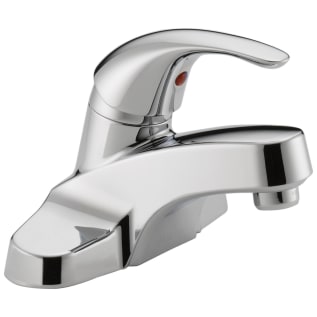 Peerless® P138LF-M Choice Centerset Lavatory Faucet, Polished Chrome, 1 Handles, Grid Strainer Drain, 1.2 gpm Flow Rate