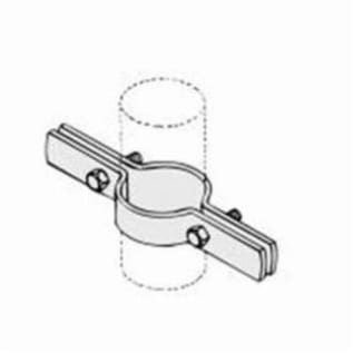 PHD 550 0400PL Pipe Riser Clamp, 4 in Pipe, 750 lb, Carbon Steel, Plain, Domestic