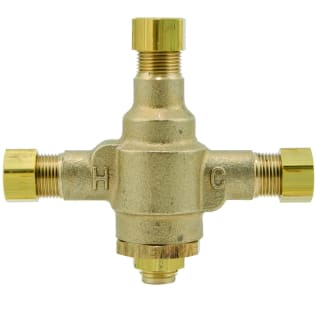Powers™ 6550457 LFG480 Lavatory Tempering Valve, 3/8 in Nominal, Compression End Style, 125 psi Pressure, 0.25 gpm Flow Rate, Brass Body, Domestic