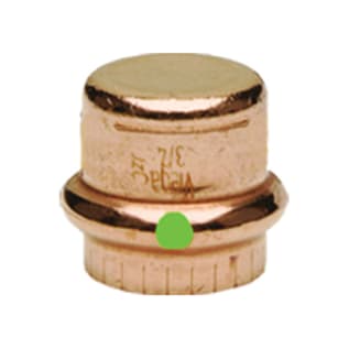 ProPress® 77727 Pipe Cap, 1-1/4 in Nominal, Press End Style, Copper, Import