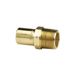 ProPress® 79380 Pipe Adapter, 1/2 in Nominal, Fitting x MNPT End Style, Bronze, Import