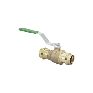 ProPress® 79935 Ball Valve With Lock Metal Handle, 1-1/4 in Nominal, Press End Style, Bronze Body, Full Port, EPDM Softgoods, Import