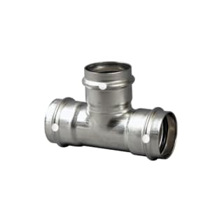 ProPress® 85607 Pipe Tee, 2 in, Press, 304 Stainless Steel, Import