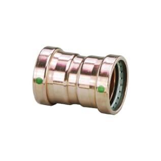 ProPress® 20728 Pipe Coupling With Stop, 2-1/2 in Nominal, Press End Style, Copper, Import