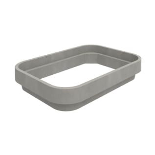 QUAZITE® PG1730ED03 Adjustable Grade Extension Non-Insulated Open Bottom PG Style Stackable Standard Straight Wall Tier-22 Underground Enclosure Box, 30 in L x 17 in W x 3 in H, Monolithic Polymer Concrete