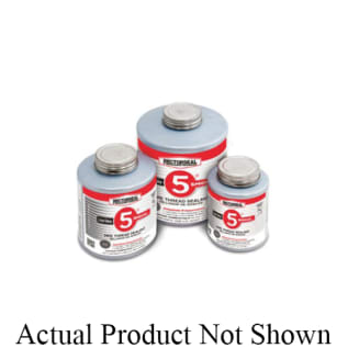 RectorSeal® No. 5® Special 26431 Low Temperature Pipe Thread Sealant, 1 pt Brush-In Cap Bottle, Gray