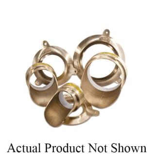 G-O-N® 82710 Glue On Nozzle With Escutcheon, 8 in, Nickel Brass, Import