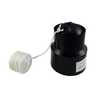 HubSett™ 97050 Horizontal Test Coupling, For Use With PVC/ABS Pipe, 3 in Hub x Spigot, ABS, Domestic