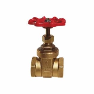 RWV® 206AB 1 Gate Valve, 1 in Nominal, Thread End Style, Brass Body, Handwheel Actuator