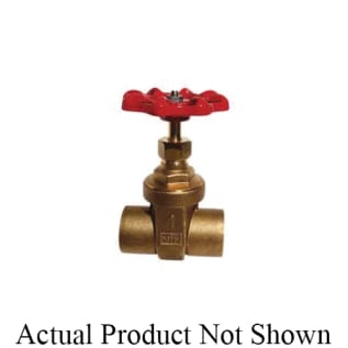 RWV® 207AB 2 Gate Valve, 2 in Nominal, Solder End Style, Brass Body, Handwheel Actuator