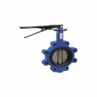 RWV® 938BESLAB 4 Lug Style Butterfly Valve, 4 in Nominal, Ductile Iron Body, NBR Softgoods
