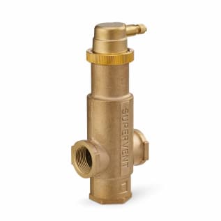 Resideo PV100/U Air Elimination SuperVent, 1 in, FNPT, 125 psi, 240 deg F, Bronze, Import